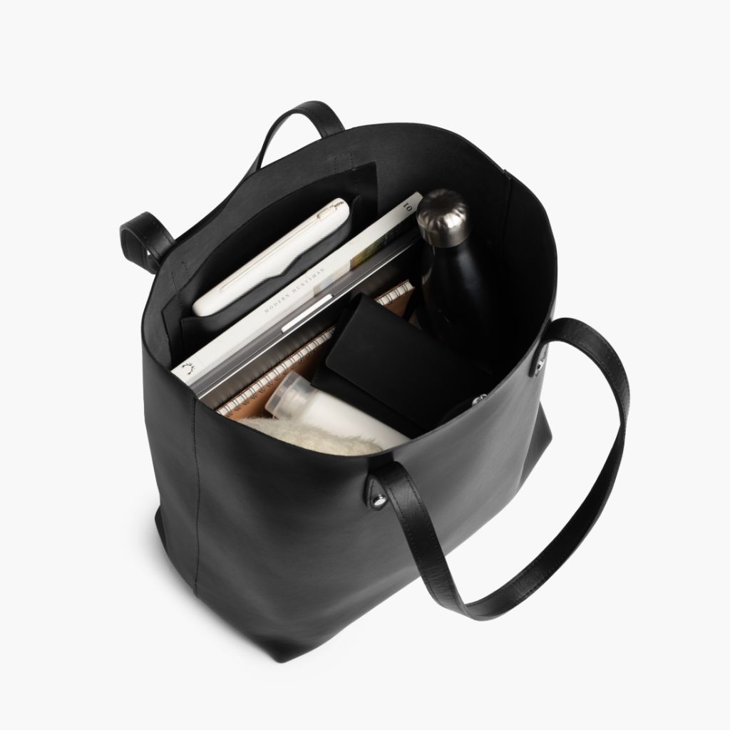 Everyday Tote | Black (L) (Silver)